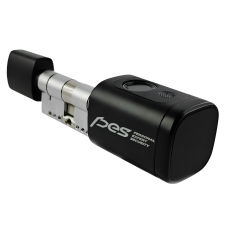 PES Cylinder 3 з клавіатурою та сканером відбитків пальця чорний 85 мм 45x40Т