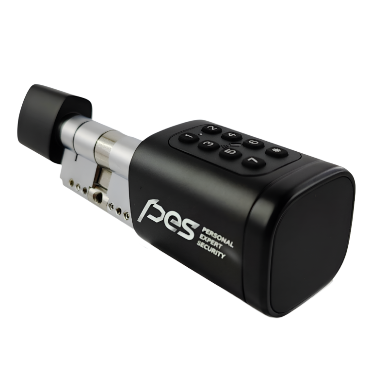 PES Cylinder 3 з клавіатурою та сканером відбитків пальця чорний 135 мм 60x75Т