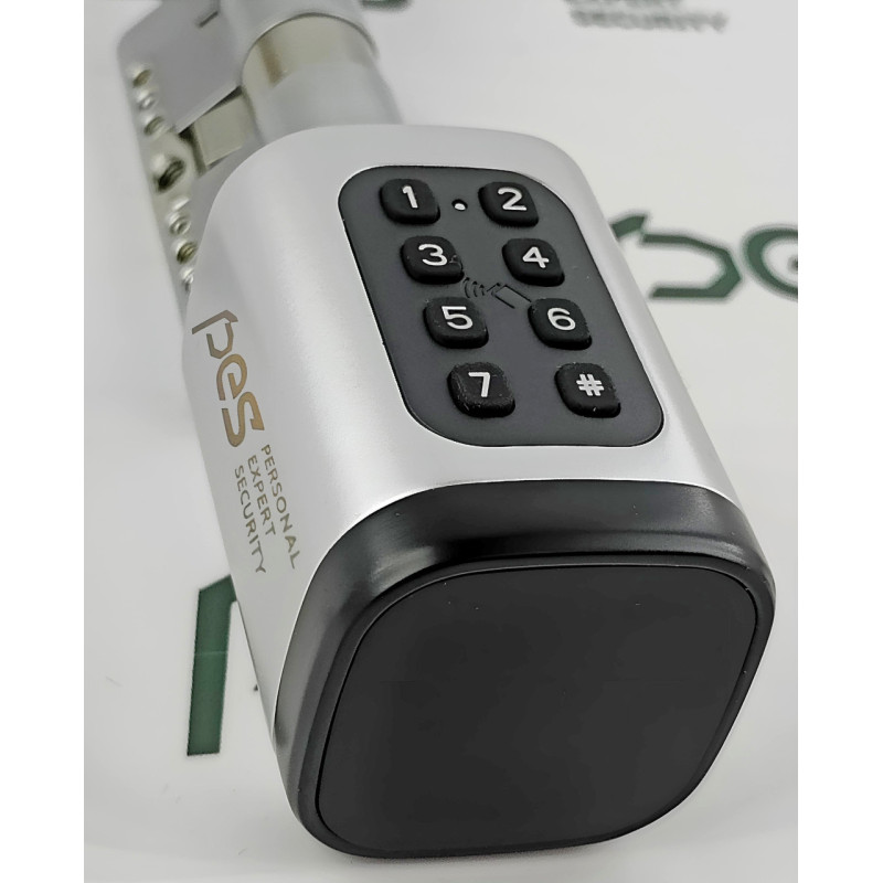 PES Cylinder 3 з клавіатурою та сканером відбитків пальця 85 мм 35x50Т