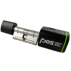 PES Cylinder 2 циліндр зі сканером відбитків пальця чорний 100 мм 50x50Т