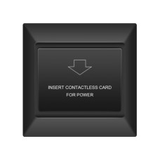 CARD HOLDER PES кишеня для заощадження енергії в готелях Чорний