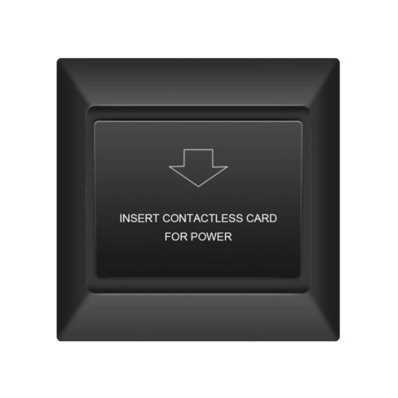 CARD HOLDER PES карман для экономии энергии в гостиницах Черный