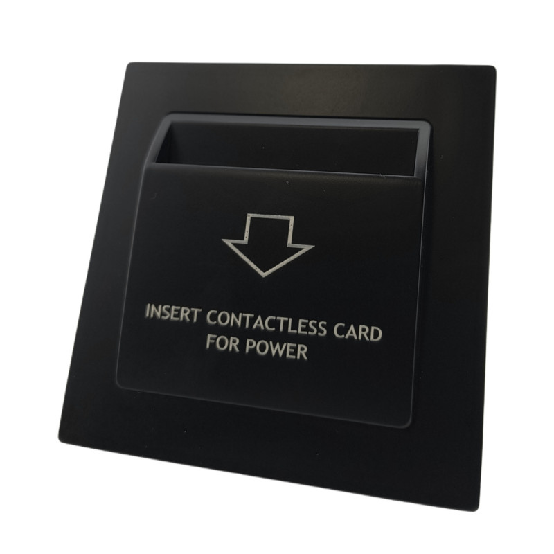 CARD HOLDER PES карман для экономии энергии в гостиницах Черный