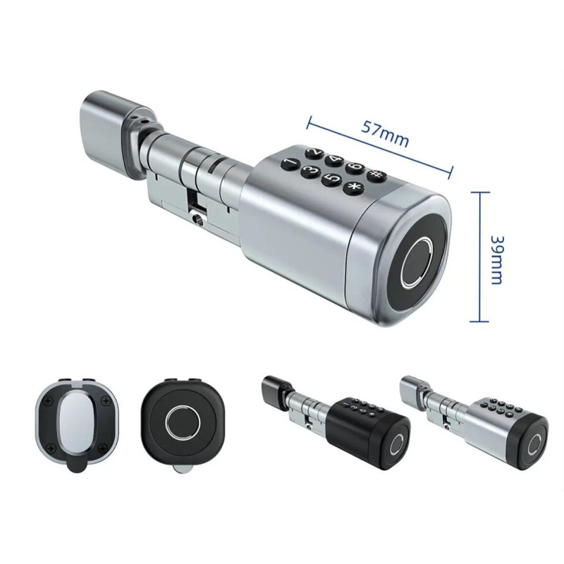 PES Cylinder Silver 35x35 мм кодовий смарт-циліндр для замка