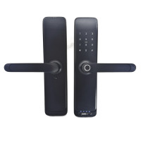 PES Husky Wi-Fi Black биометрический умный замок для дверей