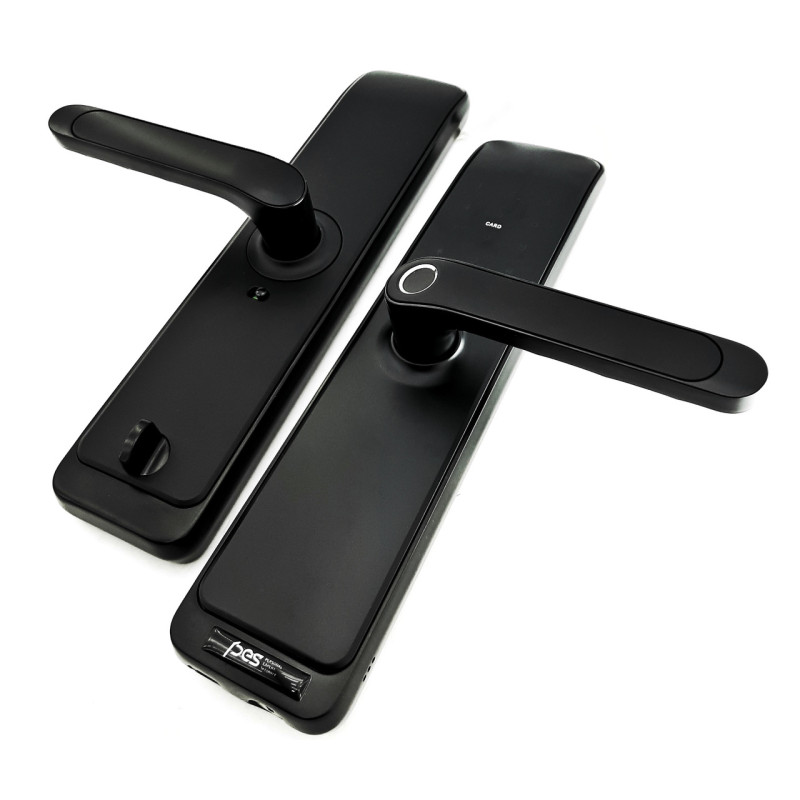 PES Husky Wi-Fi біометричний замок з WC фіксатором чорний