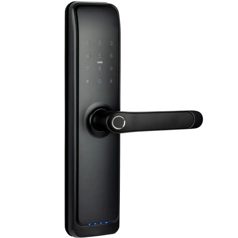 PES Husky Wi-Fi біометричний замок з WC фіксатором чорний