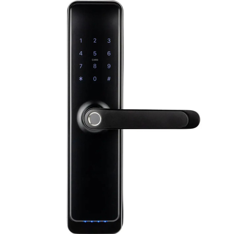 PES Husky Wi-Fi біометричний замок з WC фіксатором чорний