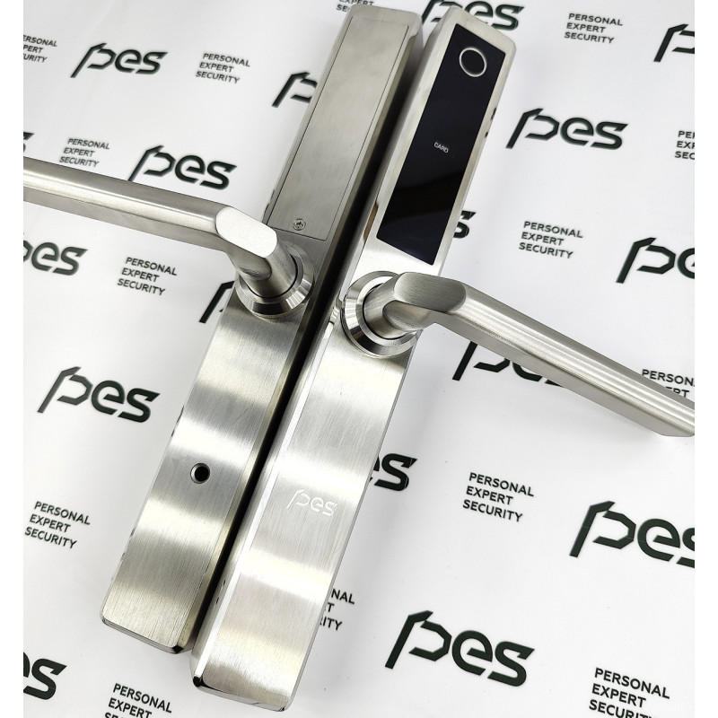 PES Aston сірий смарт замок з нержавіючої сталі