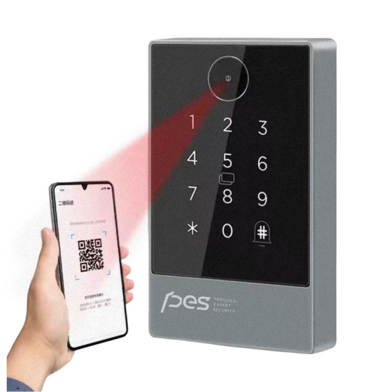 Контроллер доступа PES KeyPad со встроенным считывателем QR-кодов