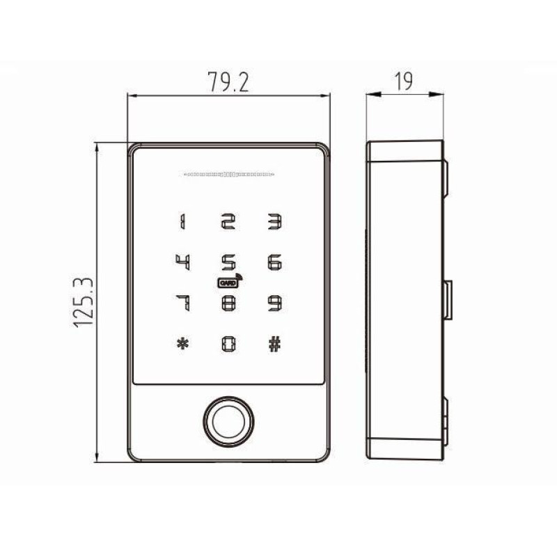 PES KeyPad с BLE модулем контроллер доступа с Bluetooth управлением