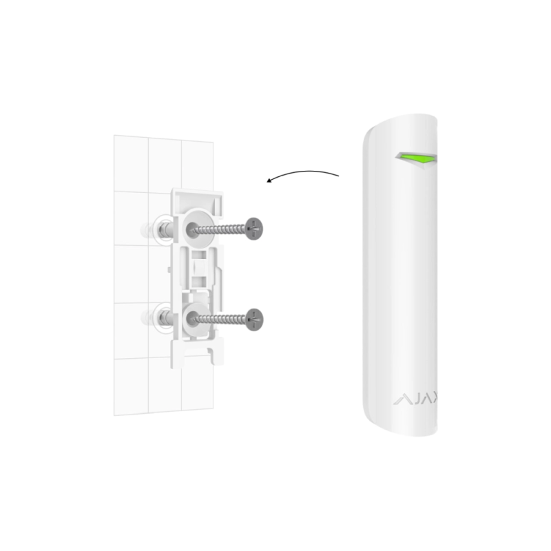 Кріпильна панель Smartbracket Ajax DoorProtect біла