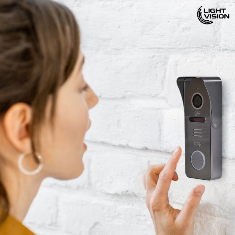 Відеопанель 2Mp Light Vision RIO FHD Grey