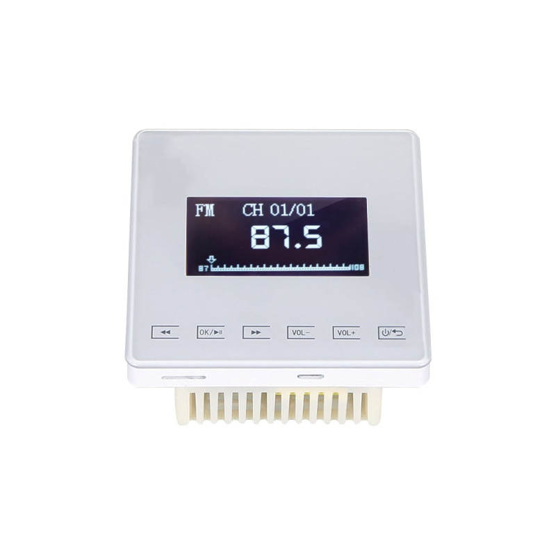 Підсилювач настінний двоканальний CMX A5 Bluetooth/USB/FM 2x15W