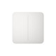 Кнопка Button (white/біла) для LightSwitch SoloButton (2-gang) Ajax