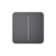 Кнопка Button (graphite/графіт) для LightSwitch SoloButton (2-gang) Ajax