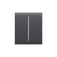 Кнопка Button (graphite/графіт) для LightSwitch CenterButton (2-gang) Ajax
