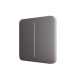 Кнопка Button (grey/сіра) для LightSwitch SoloButton (2-gang) Ajax