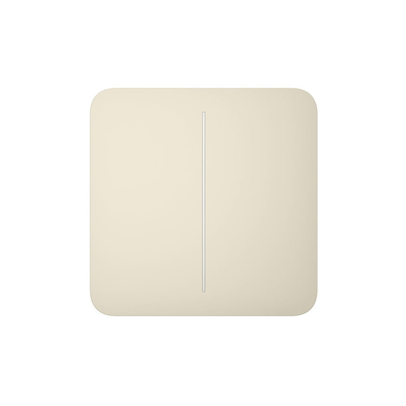 Кнопка Button (ivory/слонова кістка) для LightSwitch SoloButton (2-gang) Ajax