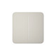 Кнопка Button (oyster/устрична) для LightSwitch SoloButton (2-gang) Ajax