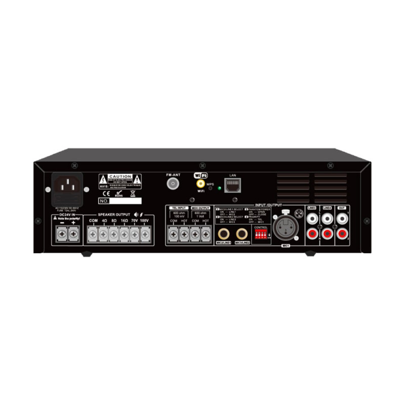 Мікшуючий підсилювач CMX EA-120W, 1 зона, Wi-Fi