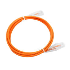 Патч-корд мережевий UTP / RJ45 / CAT6 / 2m / Orange / CU / 10Gbps Dtech Dtech DT-CAT6eO/002