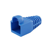 Чохол ізолюючий для роз'єму RJ-45 Cat.5/Cat.6, ПВХ синій, 100 шт.