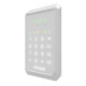 Клавіатура Tiras K-PAD8+ White на 8 індикаторів зон з вбудованим зчитувачем NFC/Mifare