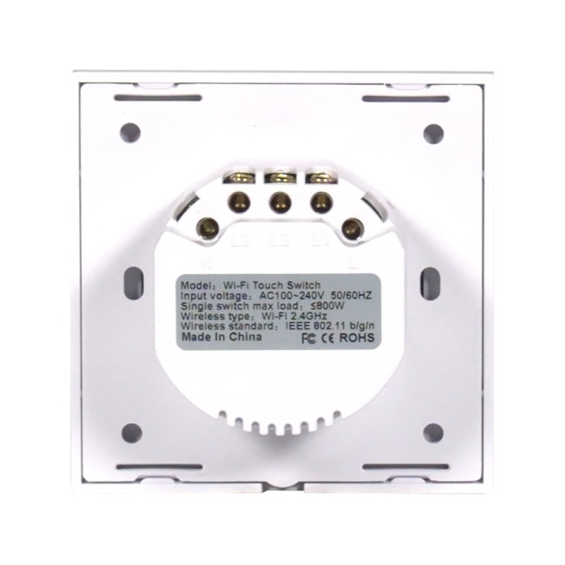 Розумний вимикач світла потрійний з WiFi Trinix TRX-LS03(WiFi)
