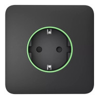 Фронтальна панель Ajax SoloCover (smart) [type F] [55] ASP graphite/графіт для розумної розетки Outlet (type F)