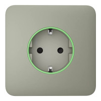 Фронтальна панель Ajax SoloCover (smart) [type F] [55] ASP olive/оливкова для розумної розетки Outlet (type F)