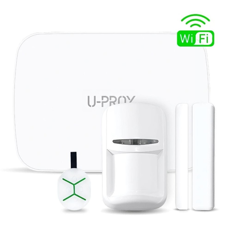 Комплект бездротової сигналізації U-Prox MPX L KF kit White з LTE/GSM (4G/2G), WiFi