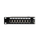 Патч-панель 24 порти NVC-PN-12/24 CAT5/CAT6 19" 1U екранована