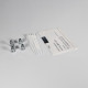 Патч-панель 24 порти NVC-PN-12/24 CAT5/CAT6 19" 1U екранована
