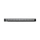 Патч-панель 24 порти Keystone NVC-P-05/24 19" 1U неекранована