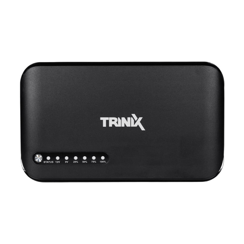 Джерело безперебійного живлення DC UPS Trinix TRX-MUPS-1812 Type-C (20000mAh LiFePo4) 5V/9V/12V/48V/PoE, LiFePo4 4*5Ah, для роутера і медіаконвертера