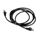 Патч-корд мережевий гігабітний Trinix UTP, RJ-45, CAT.5 7.5m Black