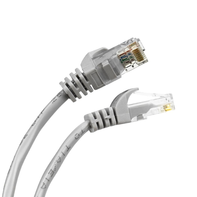 Патч-корд мережевий гігабітний Trinix UTP, RJ-45, CAT.5 15m Gray