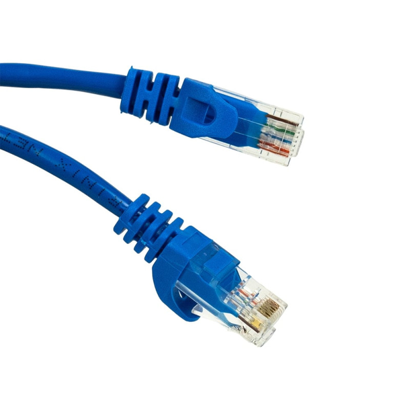 Патч-корд мережевий гігабітний Trinix UTP, RJ-45, CAT.5 15m Blue