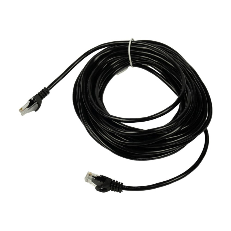 Патч-корд мережевий гігабітний Trinix UTP, RJ-45, CAT.5 15m Black
