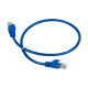 Патч-корд мережевий гігабітний Trinix UTP, RJ-45, CAT.5 0.3m Blue