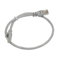 Патч-корд мережевий гігабітний Trinix UTP, RJ-45, CAT.5 1.5m Gray
