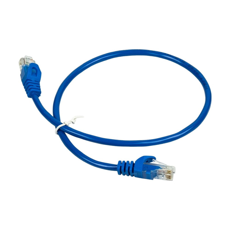 Патч-корд мережевий гігабітний Trinix UTP, RJ-45, CAT.5 2m Blue