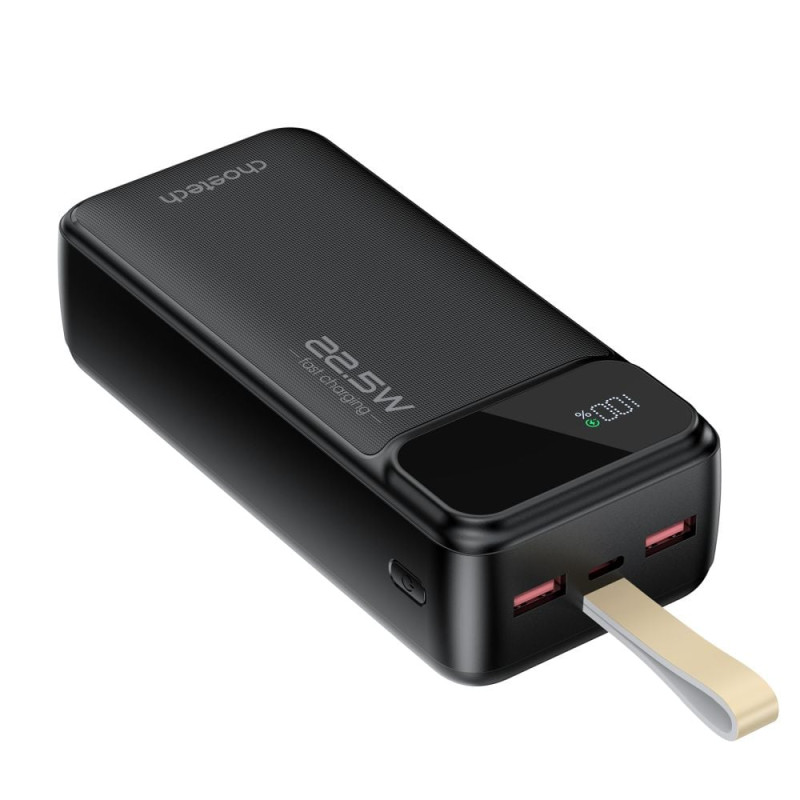 Повербанк 30000 mAh Choetech B730 Black 22.5W QC3.0 PD3.0