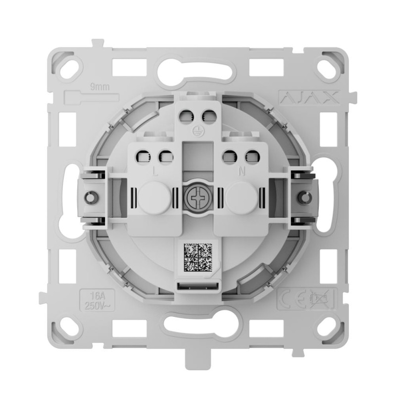 Механізм розетки Ajax OutletCore (basic) [type F] для вбудованої горизонтальної розетки Outlet (basic) [type F]