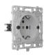 Механізм розетки Ajax OutletCore (basic) [type F] для вбудованої горизонтальної розетки Outlet (basic) [type F]