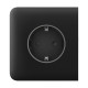Фронтальна панель Ajax SideCover (basic) [type F] black/чорна для розетки Outlet (type F)