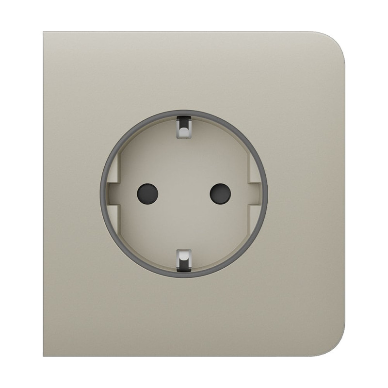 Фронтальна панель Ajax SideCover (basic) [type F] ivory/слонова кістка для розетки Outlet (type F)