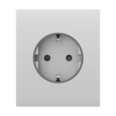 Фронтальна панель Ajax CenterCover (basic) [type F] white/біла для розетки Outlet (type F)