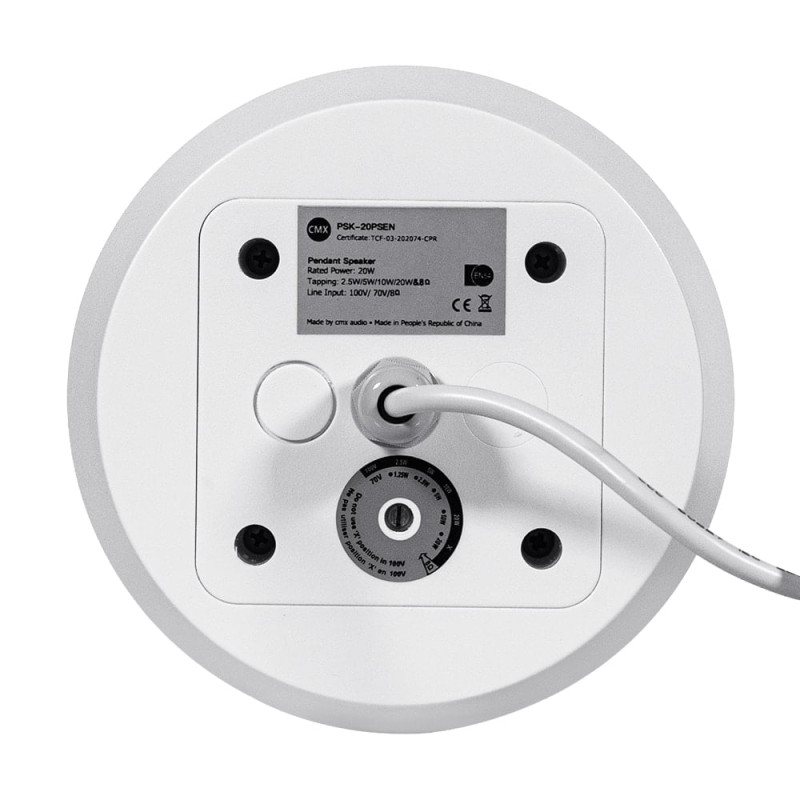 Підвісний гучномовець CMX PSK-20PSEN White (EN54-24) 20-10-5 Вт, 100 В, 8 Ом